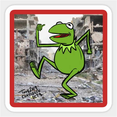 Kermit The Frog Mosh Kermit The Frog Sticker Teepublic
