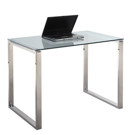 Maybe you would like to learn more about one of these? Chintaly Imports 6931 Small Computer Desk Table - Clear ...