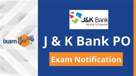 jandk bank po officer exam 2024 notification see notification pdf and other details for jandk bank po