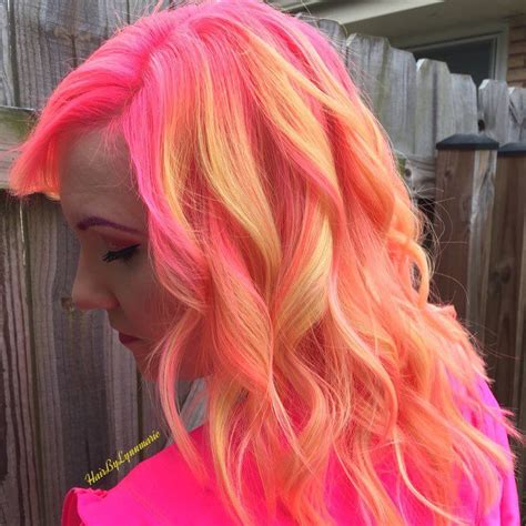 Creative Hair Color Hair Color Unique Cool Hair Color Neon Hair