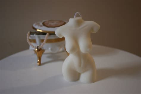 10 Cm Naked Woman Body Candle Female Torso Candle Scented Bust Etsy