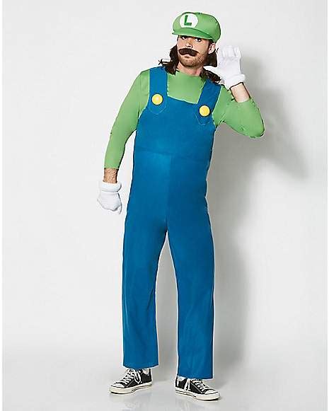 Adult Luigi Costume Mario Bros Spencers