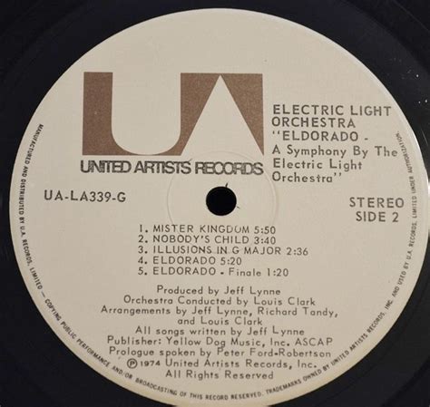 Electric Light Orchestra Eldorado A Symphony By The Electric Light