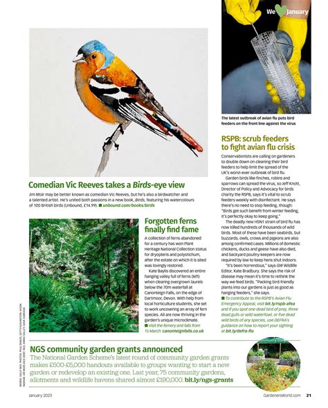 BBC Gardeners World Magazine January Back Issue