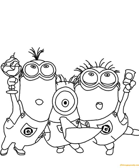 Minions Despicable Me S3347 Coloring Pages Cartoons Coloring Pages