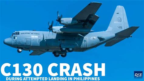 Lockheed C 130 Crash Lands Youtube