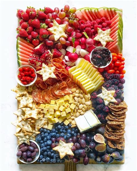 Red White And Blue Charcuterie Board Recipe The Delicious Life