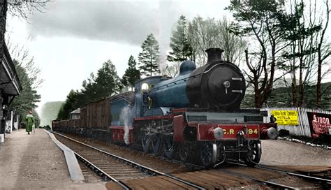 Caledonian 191 Class Strathyre Model Railway Steam Trains Railway