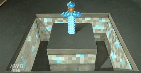 Download minecraft cliparts and use any clip art,coloring,png graphics in your website, document or presentation. Drawing a Minecraft Diamond Sword in 3D chalk