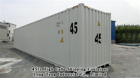 Euro Pallet Wide 45 Hc 45 Ft 45 Feet Container Pallet Wide Shipping