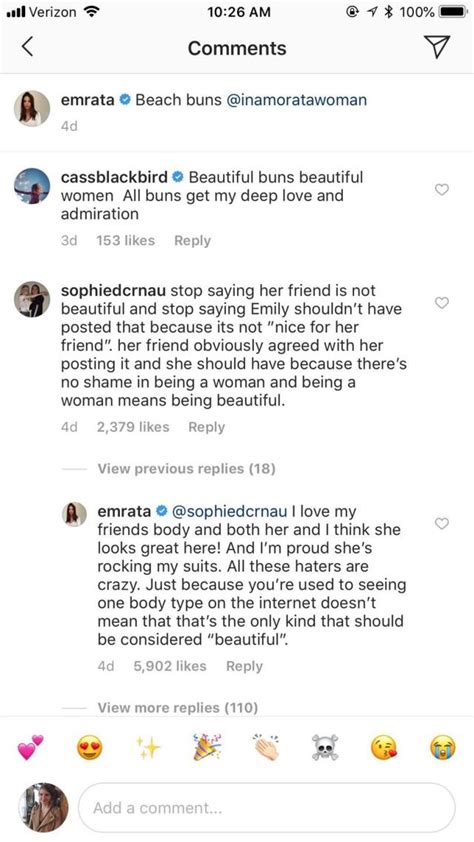 Emily Ratajkowski Just Slammed Instagram Trolls For Body Shaming Her Bikini Pic With Caitlin King