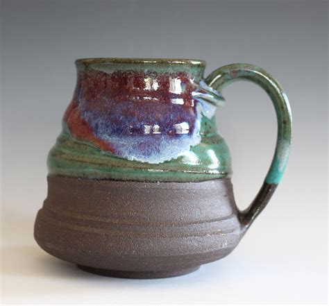 Extra Large Pottery Mug Oz Unique Coffee Mug Handmade Etsy