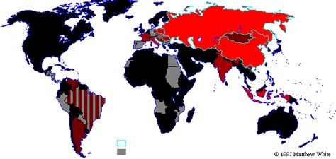 map of communist history