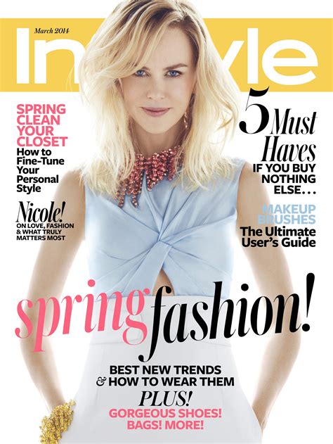 Nicole Kidman Instyle Magazine March 2014 Gotceleb