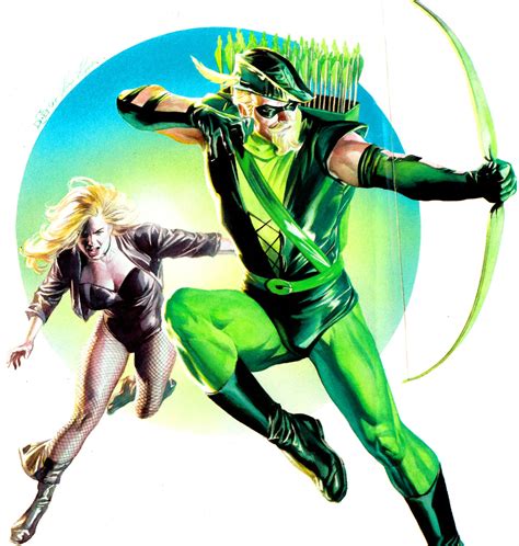 Black Canary And Green Arrow By Alex Ross And Doug Braithwaite Make A