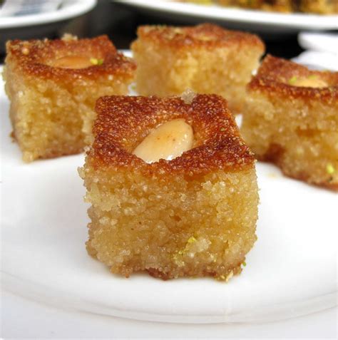 Dimas Kitchen Arabic Sweets Part 1 Hareeseh Samolina Cake Instead