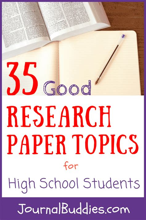 Research Paper Topic Ideas For High School Students