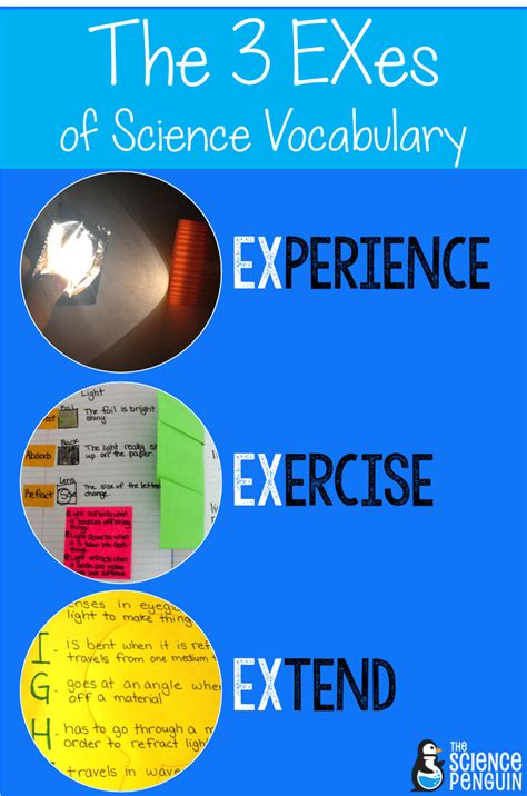 The Exes Of Science Vocabulary — The Science Penguin