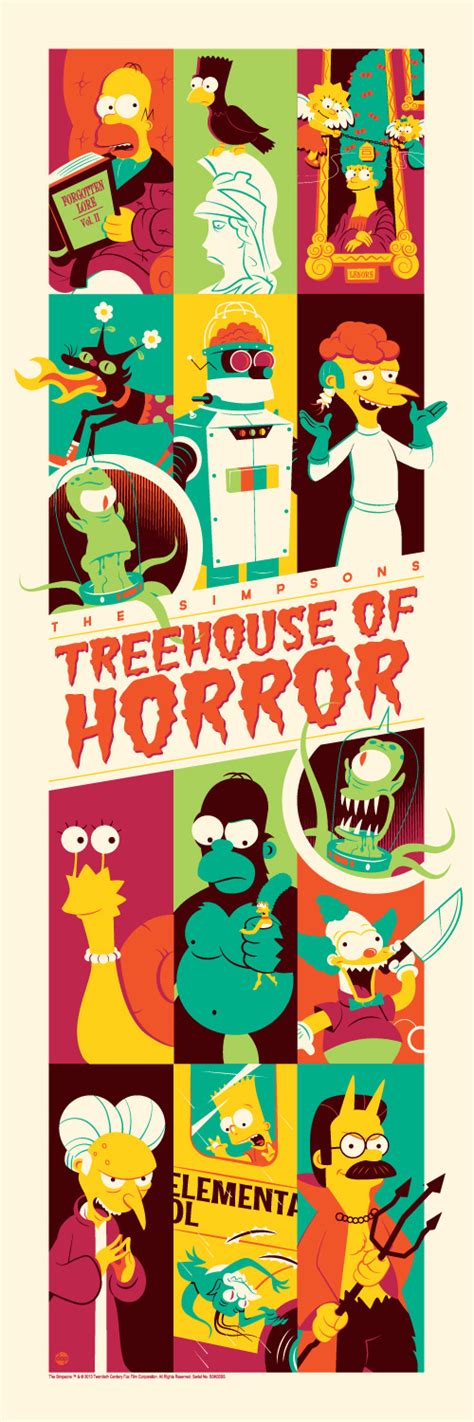 Halloween Exclusive New Poster For The Simpsons Treehouse Of Horror