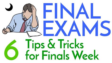 Finals Week 6 Study Tips And Tricks Youtube