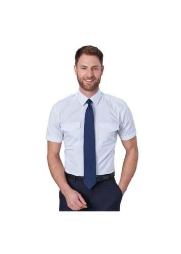 Brook Taverner Orion Slim Fit Short Sleeve Pilot Shirt Bt7824 Ebay