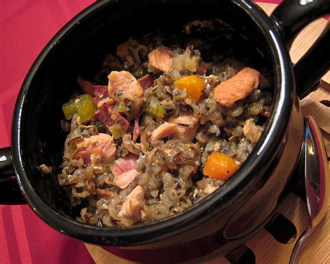 In 46 years of marriage, we had never tasted salmon until a friend told me about poaching it in a low cooker. Low-Fat Crock Pot Herbed Turkey And Wild Rice Casserole ...