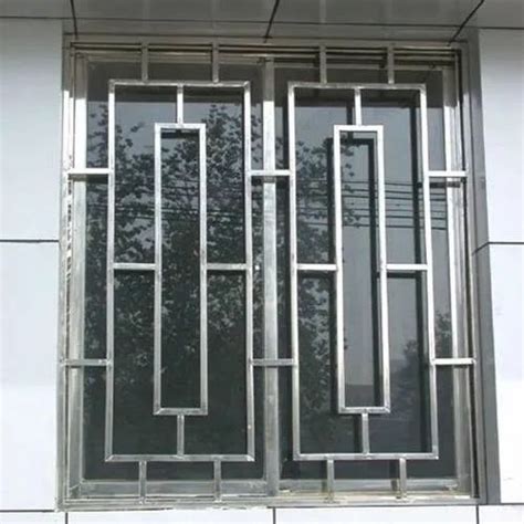 Simple Stainless Steel Window Grill For Home Material Grade Ss 304ss