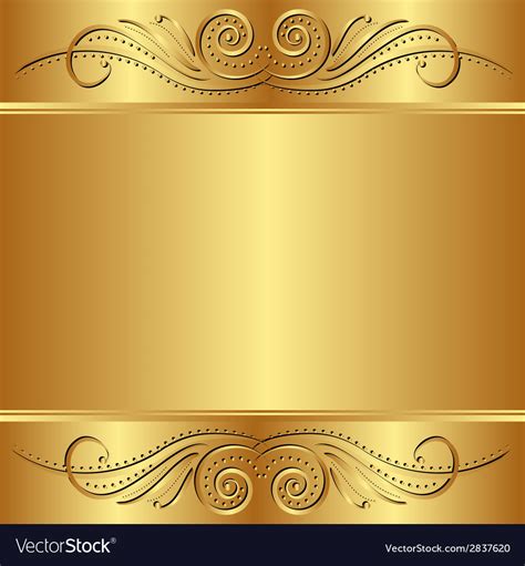 Golden Background Royalty Free Vector Image Vectorstock