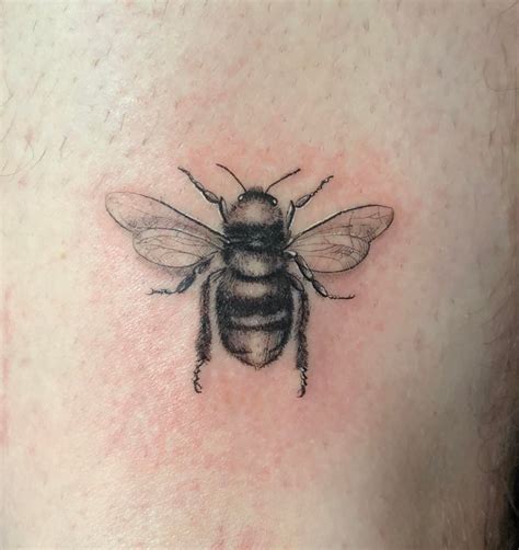 Bee Tattoo Done By Tony Anthologytattoo At West4tattoo In New York