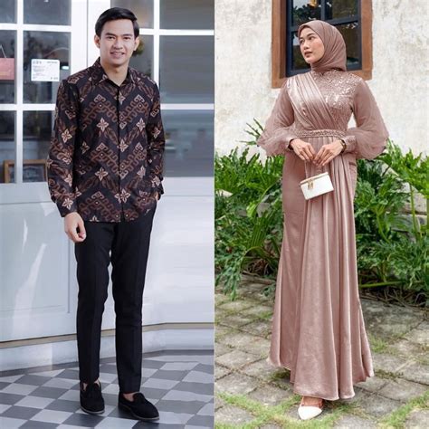 Jual Batik Couple Modern Batik Couple Pasangan Batik Couple Keluarga Gamis Terbaru