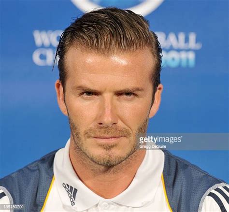Galaxy Press Conference With David Beckham Photos And Premium High Res