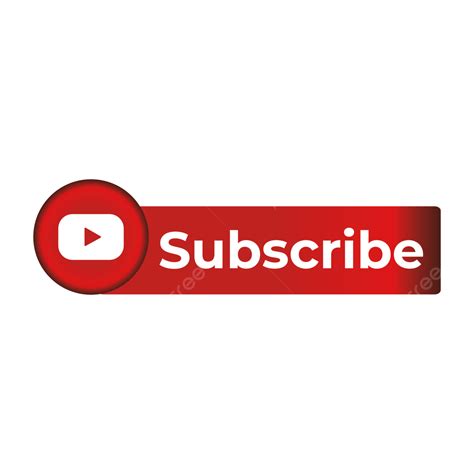 Youtube Subscribe Button Clipart Png Images Youtube Button Subscribe