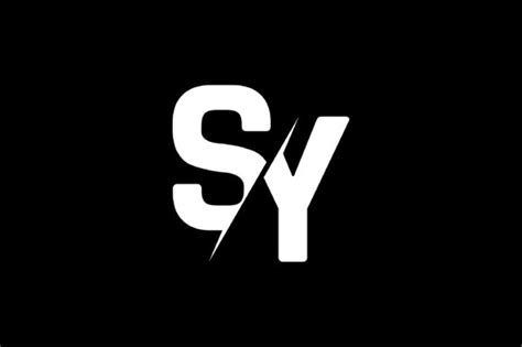 Monogram Sy Logo Design Graphic By Greenlines Studios · Creative Fabrica