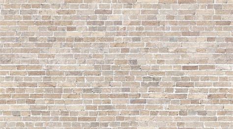 Brick Wall Seamless Texture Beige Stone Pattern Background Stock Image