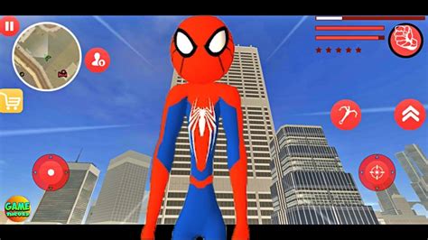 Amazing Spiderman Stickman Rope Hero New Game Android Ios Gameplay