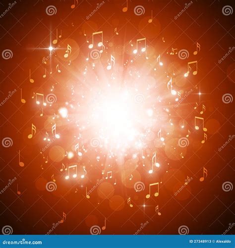Music Notes Explosion Stock Illustration Illustration Of Happiness