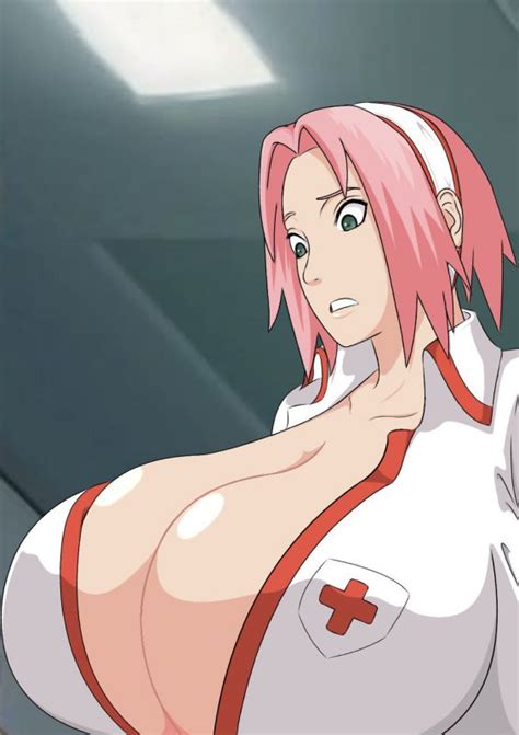 Rule 34 Breasts Out Of Clothes Confused Large Breasts Naruto Nurse