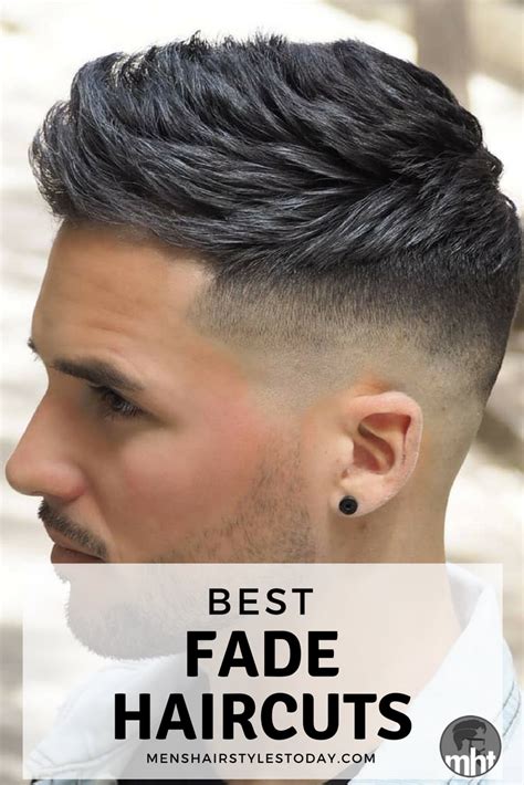 Unique Mens Hairstyle With Fade