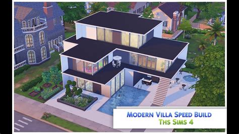 The Sims 4 House Building Design Villa Speed Build Modern Design