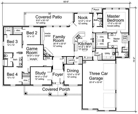 Luxury House Plan S3338r Texas House Plans Over 700 Proven Home