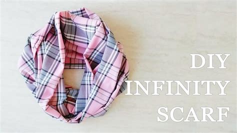 How To Sew An Infinity Scarf Diy Infinity Scarf Tutorial Youtube
