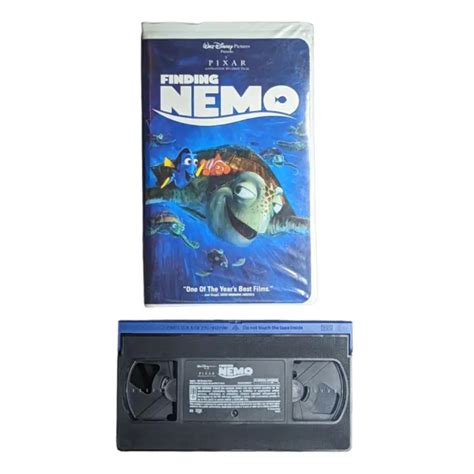 WALT DISNEY PIXAR Finding Nemo VHS Video Tape Clamshell Case 7 94