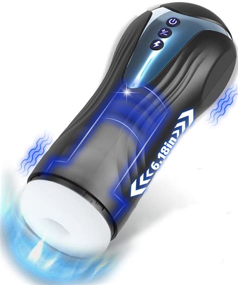Fidech Male Masturbator Automatic Male Stroker With Thrusting Vibrating Hands Free Electric