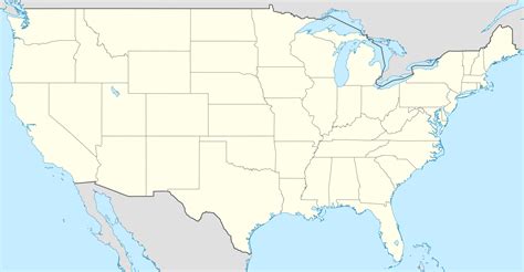 Usa Location Map •