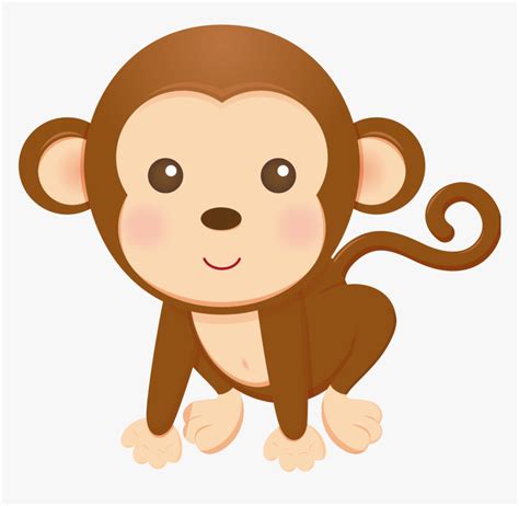 Monkeys Clipart Safari Baby Monkey Clipart Hd Png Download