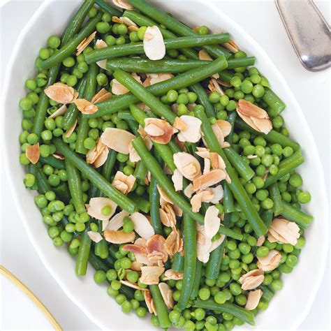 Green Beans And Peas With Toasted Almonds Cook With Mands