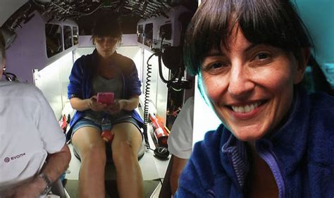 Davina Mccall Uses Her Phone Under The Sea In Life At The Extreme Tv