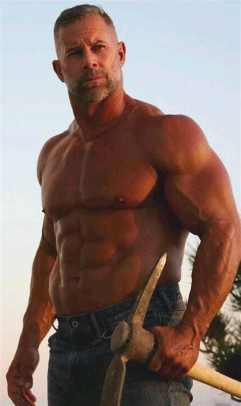 Fitness Men Handsome Older Men Muscular Men Muscle Men