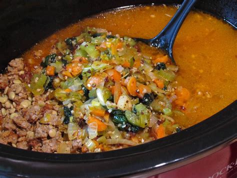 Lentils and beans aren't typically the best choices if you're limiting your. Slow Cooker Lentil and Italian Sausage Soup - Low Carb ...