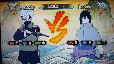 Kakashi Vs Sasuke Naruto Ultimate Ninja Storm Revolution